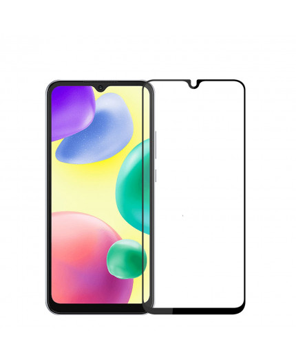 Film en Verre Trempé Intégral Xiaomi Redmi 10X Pro et Redmi 10X 5G - Contour Noir