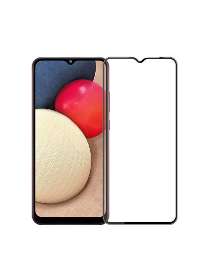 Film en Verre Trempé Intégral Samsung Galaxy A03s (A037G) - Contour Noir
