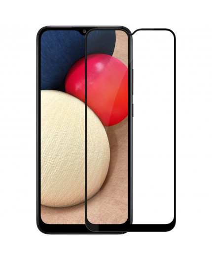 Film en Verre Trempé Intégral Samsung Galaxy A02s (A025F/A025G) - Contour Noir