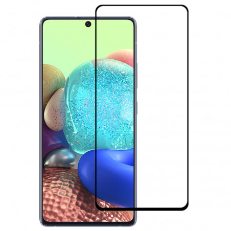Film en Verre Trempé Intégral Samsung Galaxy A72 (A725F/A726B) - Contour Noir