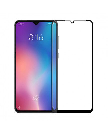 Film en Verre Trempé Intégral Xiaomi Mi 9 Lite - Contour Noir