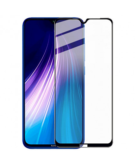 Film en Verre Trempé Intégral Xiaomi Redmi 8 - Contour Noir