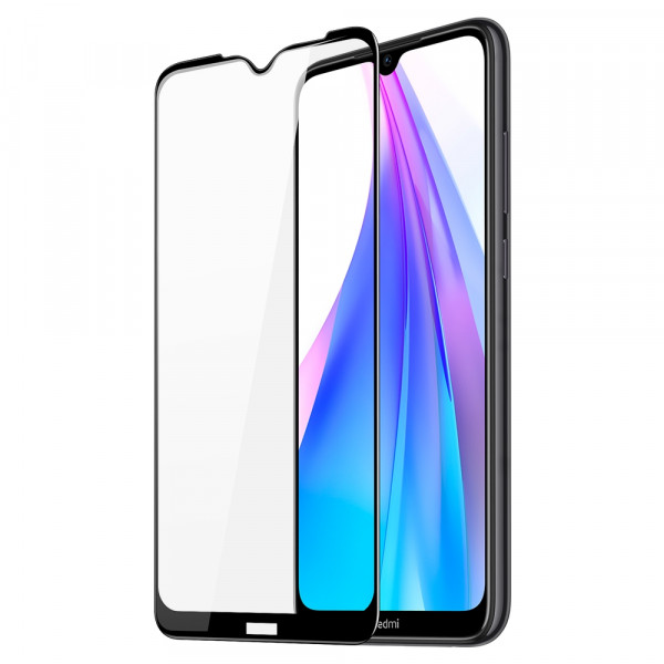 Film en Verre Trempé Intégral Xiaomi Redmi Note 8T - Contour Noir