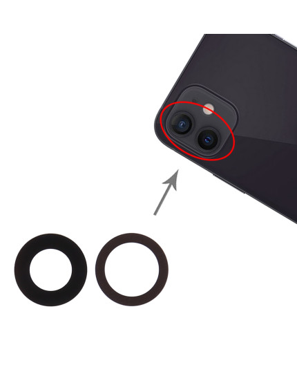 Vitre Cache Caméra Arrière iPhone 12