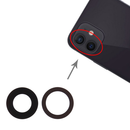 Vitre Cache Caméra Arrière iPhone 12