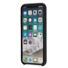 Coque Silicone Gomme intérieur façon velours iPhone XR - Noir