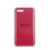 Coque Silicone Gomme intérieur façon velours iPhone 7 Plus et 8 Plus - Framboise