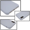 Coque Silicone Gomme intérieur façon velours iPhone XS Max - Lavande