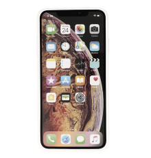 Coque souple à motif marbré gris blanc pour iPhone X et XS