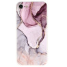 Coque souple à motif marbré rose pour iPhone 7,8,SE 2020 et SE 2022