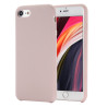 Coque Silicone Gomme intérieur façon velours iPhone 7,8 et SE (2020,2022) - Rose Des Sables