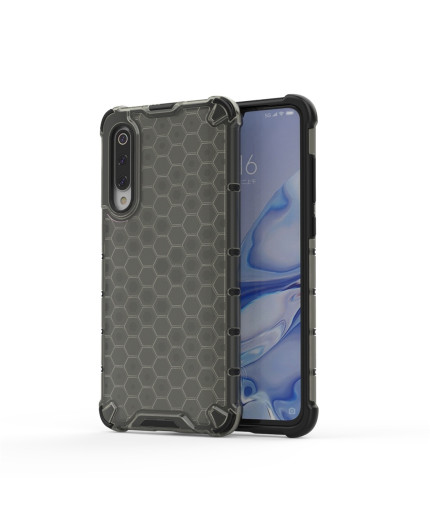 Coque Antichoc Modèle Nid d'Abeille Xiaomi Mi 9 Pro - Gris Anthracite
