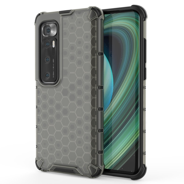 Coque Antichoc Modèle Nid d'Abeille Xiaomi Mi 10 Ultra - Gris Anthracite