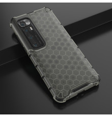Coque Antichoc Modèle Nid d'Abeille Xiaomi Mi 10 Ultra - Gris Anthracite