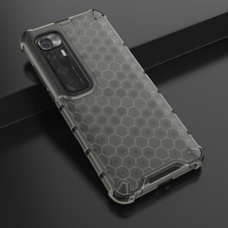 Coque Antichoc Modèle Nid d'Abeille Xiaomi Mi 10 Ultra - Gris Anthracite