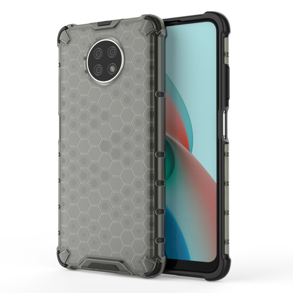 Coque Antichoc Modèle Nid d'Abeille Xiaomi Redmi Note 9 5G - Gris Anthracite