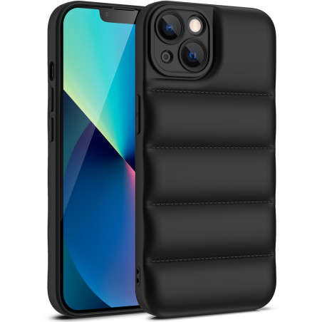 Coque Matelassée iPhone 12 Pro Max - Noir