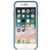 Coque Silicone Gomme intérieur façon velours iPhone 7,8 et SE (2020,2022) - Bleu Denim