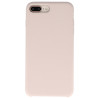 Coque Silicone Gomme intérieur façon velours iPhone 7 Plus et 8 Plus -  Rose Des Sables