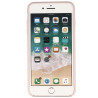 Coque Silicone Gomme intérieur façon velours iPhone 7 Plus et 8 Plus -  Rose Des Sables