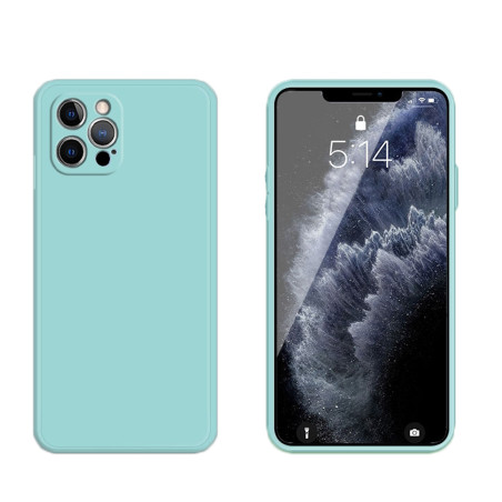 Coque Sillicone avec Protection optique iPhone 12 Pro Max - Bleu Méditerranée
