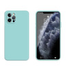 Coque Sillicone avec Protection optique iPhone 12 Pro Max - Bleu Méditerranée