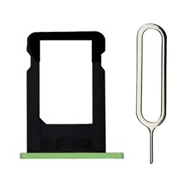 TIROIR SIM POUR IPHONE 5C VERT