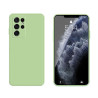 Coque Silicone avec Protection optique Samsung Galaxy S21 Ultra (G998B) - Vert Matcha