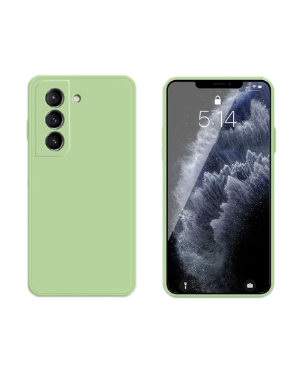 Coque Sillicone avec Protection optique Samsung Galaxy S21 Plus (G986B) - Vert Matcha