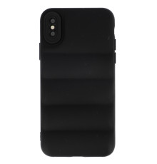 Coque Matelassée iPhone X et XS - Noir