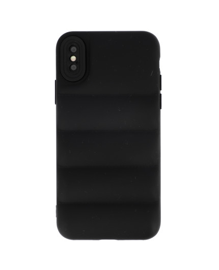 Coque Matelassée iPhone X et XS - Noir