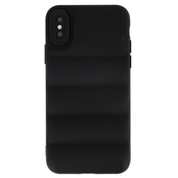 Coque Matelassée iPhone X et XS - Noir