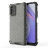 Coque Antichoc Modèle Nid d'Abeille Xiaomi Redmi Note 9 4G - Gris Anthracite