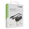 Belkin Chargeur voiture Boost Charge avec 2 ports USB-A (24 W) + Câble USB-C (1 M) - Noir