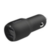 Belkin Chargeur voiture avec 2 ports USB-A (24 W) - Noir
