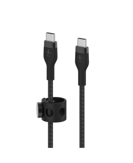 Belkin Câble Tressé Boost Charge Pro Flex USB-C vers USB-C (charge rapide) 1 Mètre - Noir