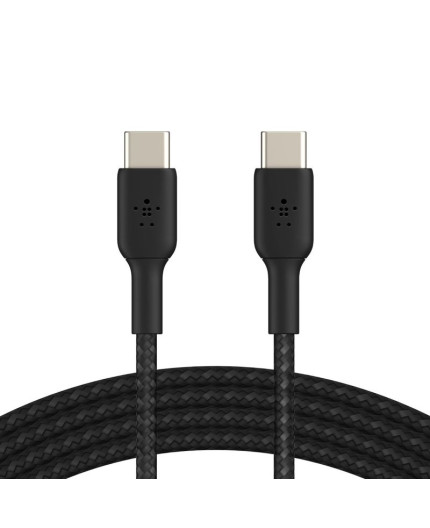Belkin Câble Tressé Boost Charge USB-C vers USB-C 1 Mètre - Noir