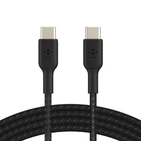 Belkin Câble Tressé Boost Charge USB-C vers USB-C 1 Mètre - Noir