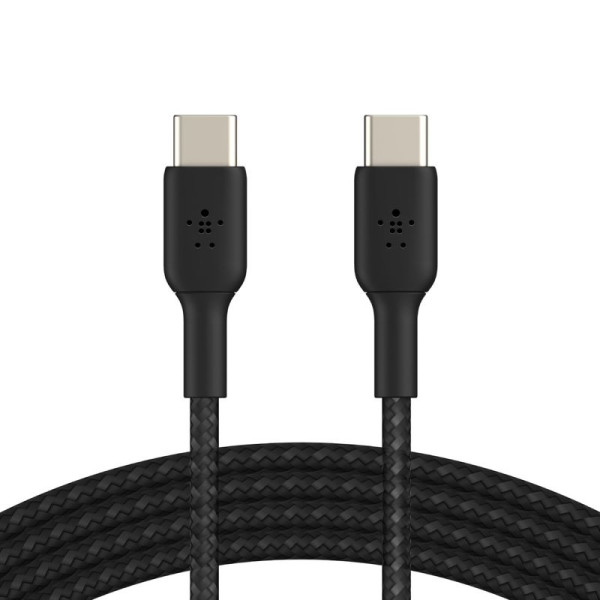 Belkin Câble Tressé Boost Charge USB-C vers USB-C 1 Mètre - Noir