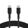 Belkin Câble Tressé Boost Charge USB-C vers USB-C 1 Mètre - Noir