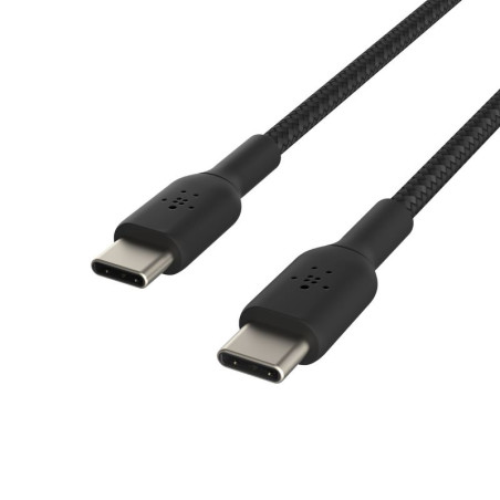 Belkin Câble Tressé Boost Charge USB-C vers USB-C 1 Mètre - Noir