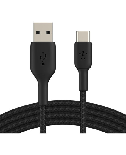Belkin Câble Tressé Boost Charge USB-C 1 Mètre - Noir