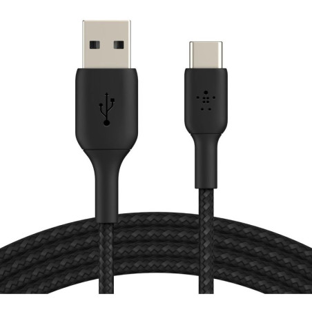 Belkin Câble Tressé Boost Charge USB-C 1 Mètre - Noir
