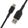 Belkin Câble Tressé Boost Charge USB-C 1 Mètre - Noir