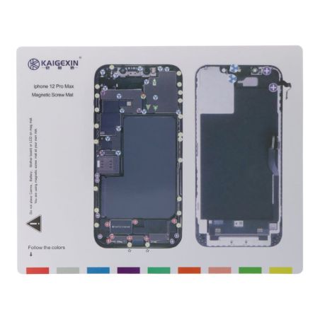 Tapis Magnétique et Patron de Démontage iPhone 12 Pro Max
