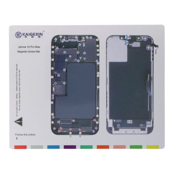 Tapis Magnétique et Patron de Démontage iPhone 12 Pro Max