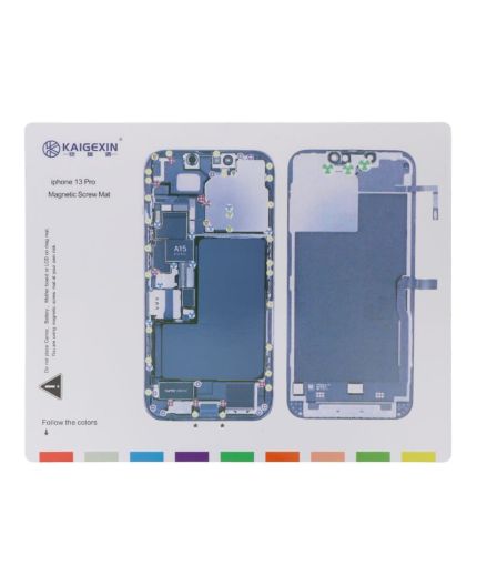 Tapis Magnétique et Patron de Démontage iPhone 13 Pro
