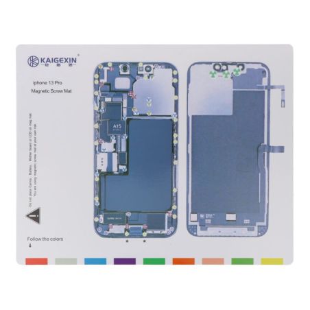 Tapis Magnétique et Patron de Démontage iPhone 13 Pro