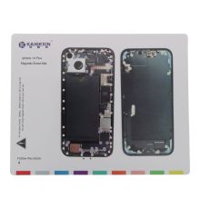 Tapis Magnétique et Patron de Démontage iPhone 14 Plus