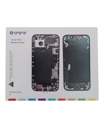 Tapis Magnétique et Patron de Démontage iPhone 14 Plus